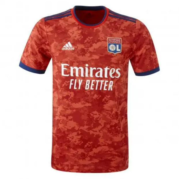 2021/22 Olympique Lyonnais Away Kit Soccer Jersey